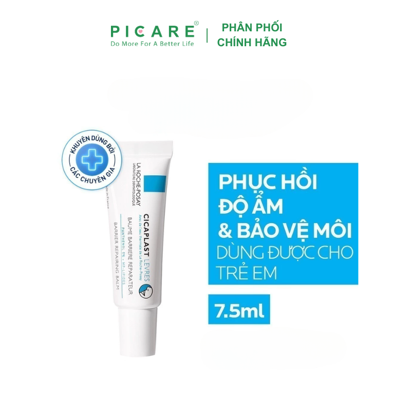 Kem Dưỡng Phục Hồi Độ Ẩm, Bảo Vệ Môi La Roche-Posay Cicaplast Levres Balm 7.5ml