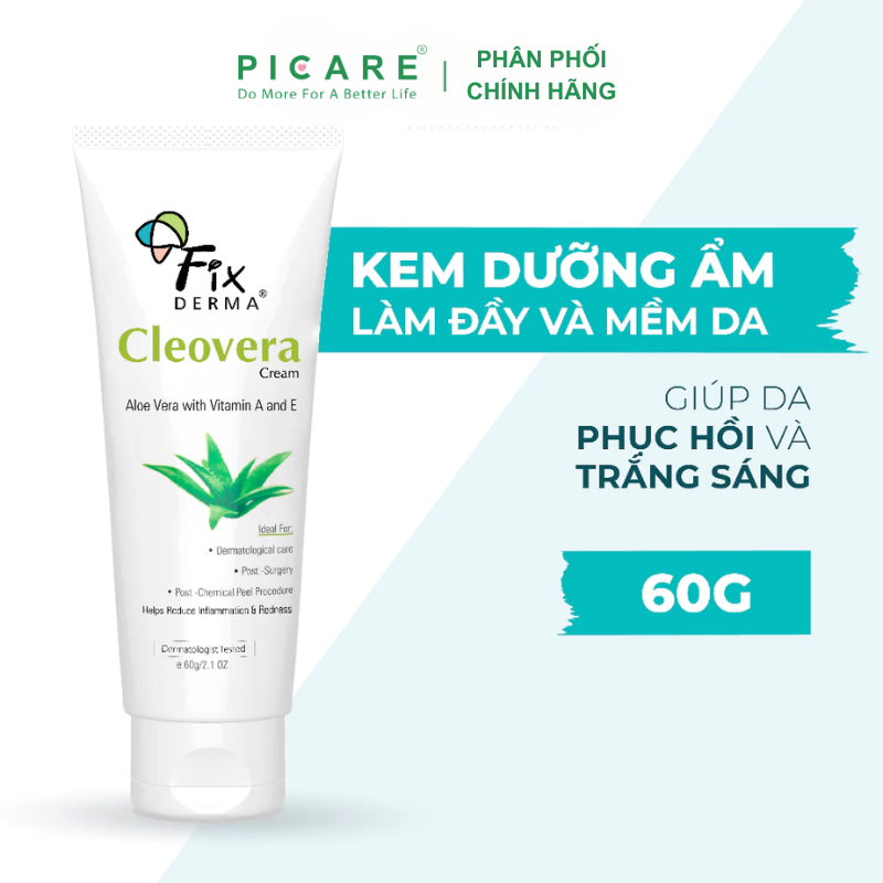 Kem Dưỡng Ẩm Làm Mềm Da Fixderma Cleovera Cream 60g