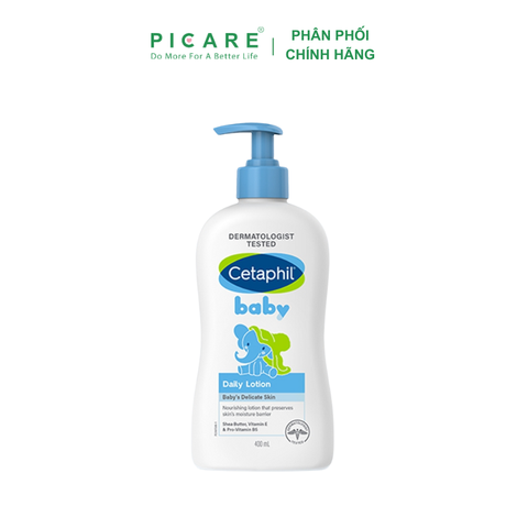 Sữa dưỡng ẩm hằng ngày cho da bé Cetaphil Baby Daily Lotion 400ml