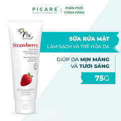 Sữa rửa mặt chiết xuất dâu tây Fixderma Strawberry Face Wash 60g