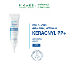 Kem dưỡng Ducray cân bằng dầu giảm viêm mụn Ducray Keracnyl PP Anti-Blemish Soothing Cream 30ml