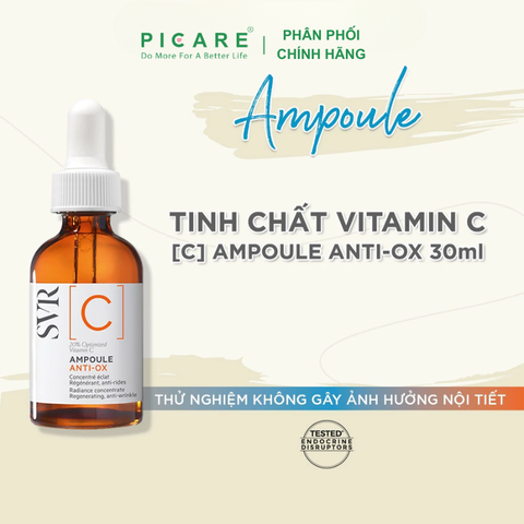 Tinh chất dưỡng da ngăn ngừa dấu hiệu lão hóa và làm sáng da SVR [C] Ampoule Anti-Ox 30ml
