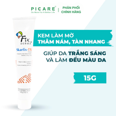 Kem dưỡng da mờ thâm, nám, tàn nhang Fixderma Skarfix -TX Cream 15g