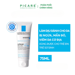 Kem Dưỡng Làm Dịu Dành Cho Da Khô, Bị Ngứa Mẩn Đỏ La Roche-Posay  Lipikar Baume AP+ M 75ml