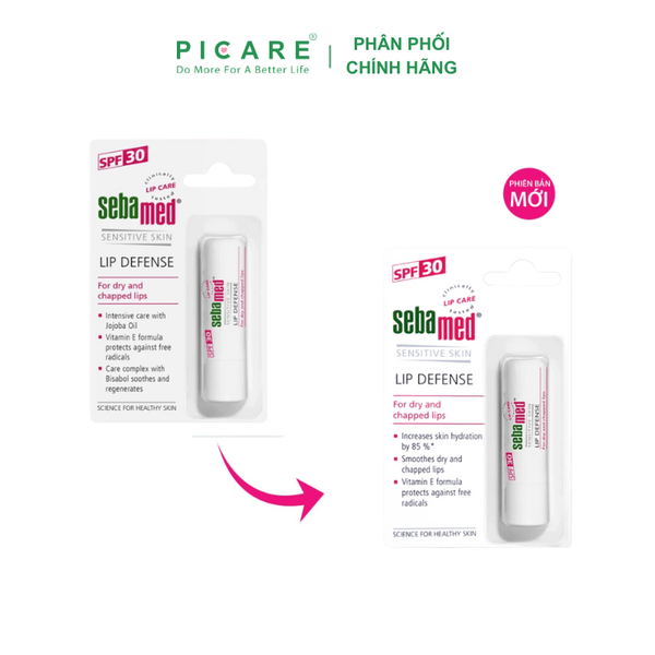 Son Dưỡng Bảo Vệ Chống Khô Và Chống Nứt Môi Sebamed pH5.5 Sensitive Skin Lip Defense 4.8g