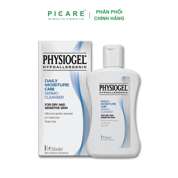 Physiogel Sữa Rửa Mặt Dành Cho Da Dịu Nhẹ Daily Moisture Therapy Dermo-Cleanser 150ml