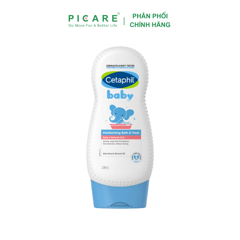 Sữa tắm dưỡng ẩm  cho da nhạy cảm, khô Cetaphil Moisturizing Bath Wash 230ml