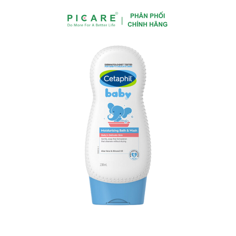 Sữa tắm dưỡng ẩm  cho da nhạy cảm, khô Cetaphil Moisturizing Bath Wash 230ml