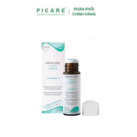 Lotion giảm mụn viêm mụn mủ Aknicare Treatment Lotion 25ml