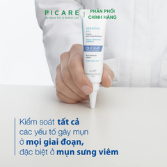 Kem dưỡng Ducray cân bằng dầu giảm viêm mụn Ducray Keracnyl PP Anti-Blemish Soothing Cream 30ml