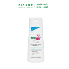 Dầu Gội Hỗ Trợ Giảm Gàu Sebamed pH5.5 Anti-Dandruff Shampoo 200ml