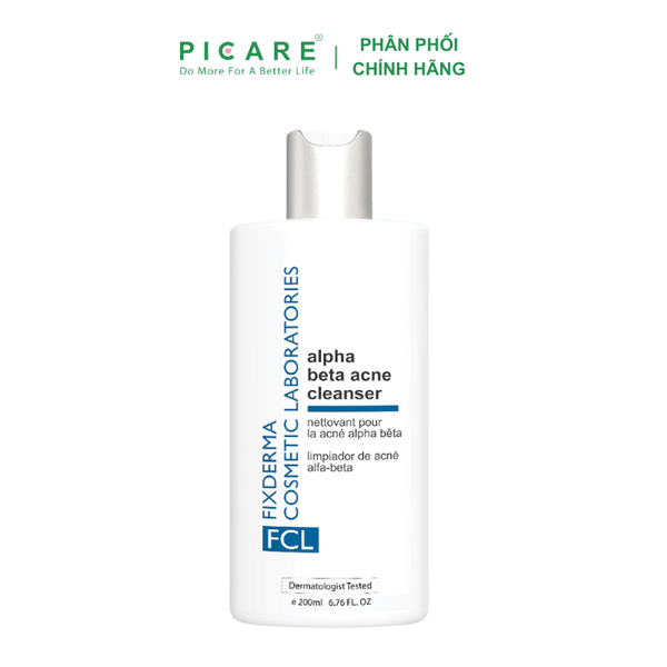 Sữa Rửa Mặt Ngừa Mụn FCL Alpha-Beta ACNE Cleanser 200ml