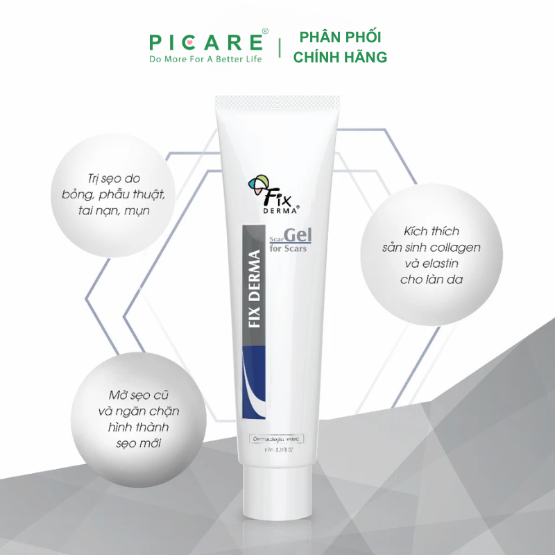 Gel Làm Mờ Sẹo Fixderma Scar Gel 7ml