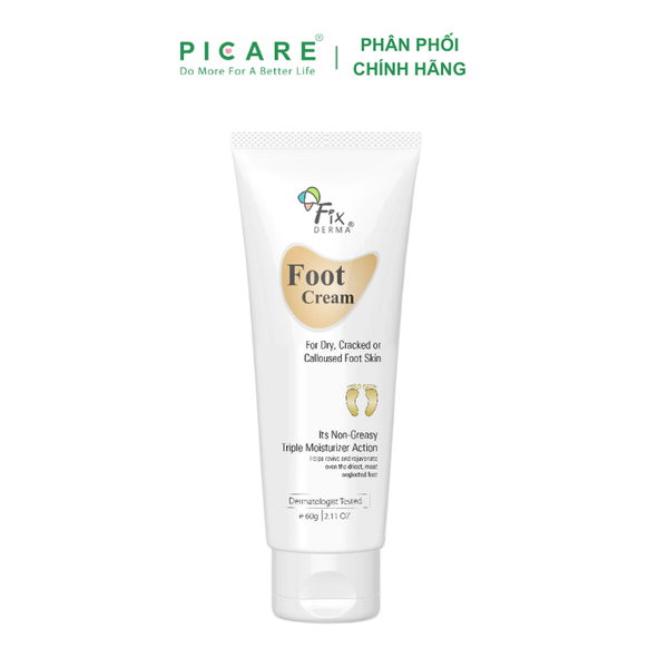 Kem Dưỡng Mềm Gót Chân Fixderma Foot Cream 60g