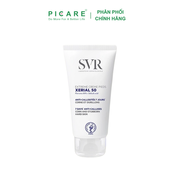 Kem dưỡng giảm vết chai tay và chân SVR Xerial 50 Extreme Creme Pieds 50ml