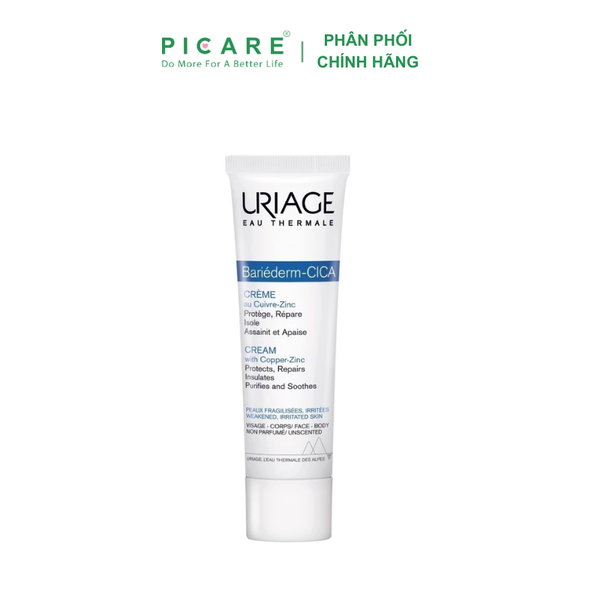 Kem Dưỡng Cho Da Kích Ứng Uriage Bariederm Cica Creme 15ml