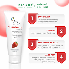Sữa rửa mặt chiết xuất dâu tây Fixderma Strawberry Face Wash 60g