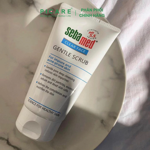 Tẩy Tế Bào Chết SEBAMED pH5.5 Sebamed Clear Face Gentle Scrub 150ml
