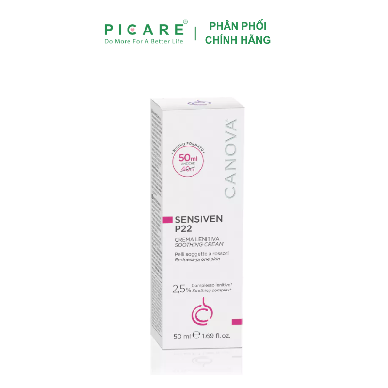 Kem làm dịu da dưỡng ẩm dành cho da nhạy cảm Canova Sensiven P22 Soothing Cream 50ml