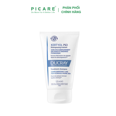 Dầu gội giảm gàu mảng Ducray Kertyol PSO Rebalancing Shampoo 125ml