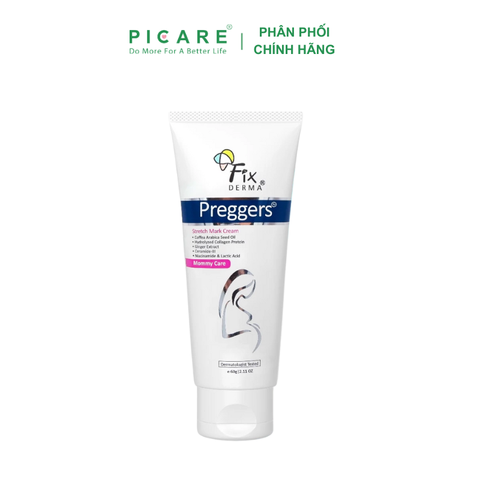 Kem Dưỡng Ẩm, Mềm Da, Mờ Vết Rạn Fixderma Preggers Stretch Mark Cream 60g