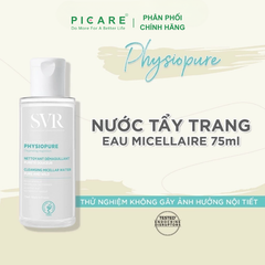 Nước tẩy trang cho da nhạy cảm SVR Physiopure Eau Micellaire  75ml