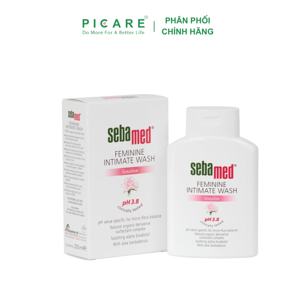 Dung Dịch Vệ Sinh Phụ Nữ pH3.8 SEBAMED Feminine Intimate Wash pH3.8 50ml