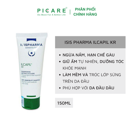 Dầu gội hỗ trợ giảm gàu, giảm rụng tóc Isis Pharma ILCAPIL KR 150ml