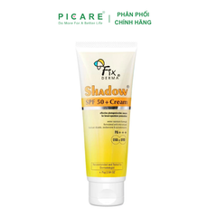 Kem chống nắng vật lí dành cho da nhạy cảm Fixderma Shadow Cream SPF 50+ 75g