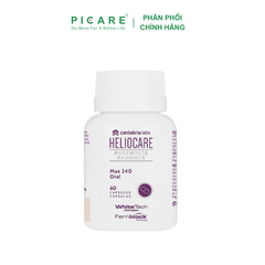 Viên Uống Hỗ Trợ Trắng Da, Chống Lão Hóa Heliocare Purewhite Radiance Max 240 Hộp 60 Viên Nang