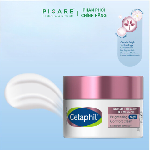 Kem dưỡng sáng da ban đêm Cetaphil Bright Healthy Radiance Brightening Night Comfort Cream 50g