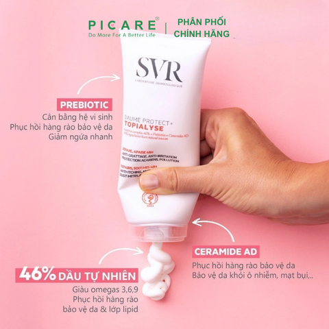 Kem Dưỡng Ẩm Và Làm Dịu Da SVR Baume Protect Topialyse  200ml