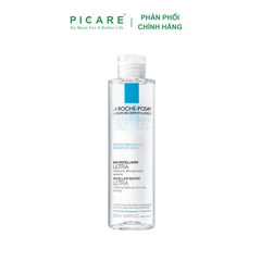 Nước Tẩy Trang Dành Cho Da Khô, Da Nhạy Cảm La Roche-Posay  Micellar Water Ultra Sensitive 200ml