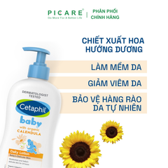 Sữa Dưỡng Ẩm Dịu Nhẹ Hằng Ngày Cho Bé Cetaphil Baby Daily Lotion with Organic Calendula 400ml