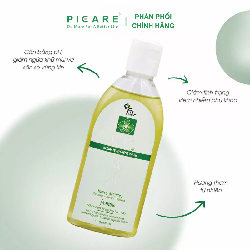 Dung dịch vệ sinh vùng kín hương hoa lài Fixderma Srai Soft Gel Jamine 100g