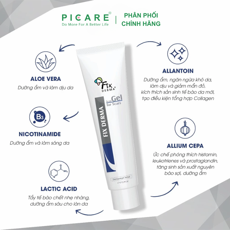 Gel Làm Mờ Sẹo Fixderma Scar Gel 7ml