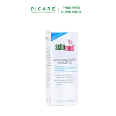 Dầu Gội Hỗ Trợ Giảm Gàu Sebamed pH5.5 Anti-Dandruff Shampoo 200ml