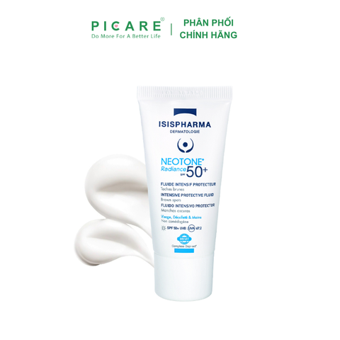 Kem dưỡng trắng da, giảm nám, chống nắng Isis Pharma Neotone Radiance SPF50+ 30ml ( Màu trắng )