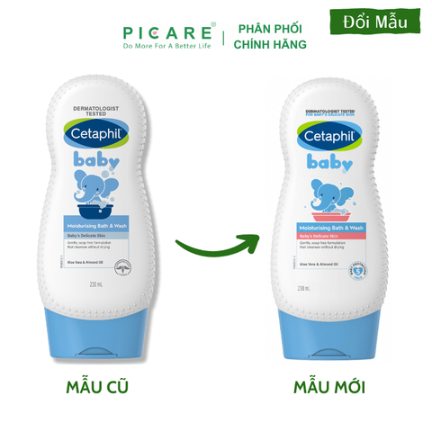 Sữa tắm dưỡng ẩm  cho da nhạy cảm, khô Cetaphil Moisturizing Bath Wash 230ml