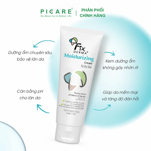 Kem dưỡng ẩm cho da khô bong tróc Fixderma Moisturizing Cream 60g