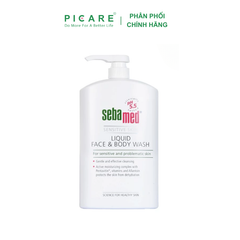 Sữa Rửa Mặt Và Tắm Toàn Thân Cho Da Nhạy Cảm Sebamed Liquid Face & Body Wash 300ml