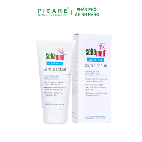 Tẩy Tế Bào Chết SEBAMED pH5.5 Sebamed Clear Face Gentle Scrub 150ml
