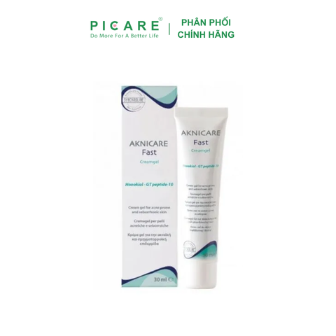 Kem giảm tổn thương viêm mụn kiểm soát bã nhờn Aknicare Fast Cream gel 30ml