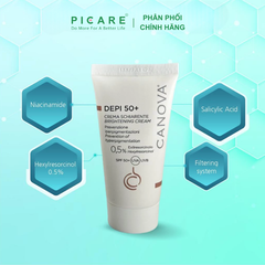Kem làm mờ nám sáng da ban ngày Canova Depi 50+ Brightening cream 50ml