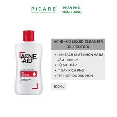 Sữa Rửa Mặt Làm Sạch Và Giảm Mụn Acne-Aid Liquid Cleanser 100ml