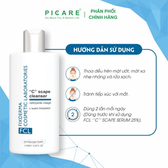 Sữa Rửa Mặt Dưỡng Da, Chống Oxy Hóa FCL C Scape Cleanser 200ml