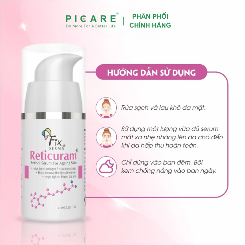 Serum Trẻ Hóa Da Fixderma Reticuram Serum 15ml