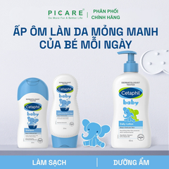 Dầu Gội Làm Sạch, Bảo Vệ Da Đầu Nhạy Cảm Cho Bé Cetaphil Baby Shampoo 200ml