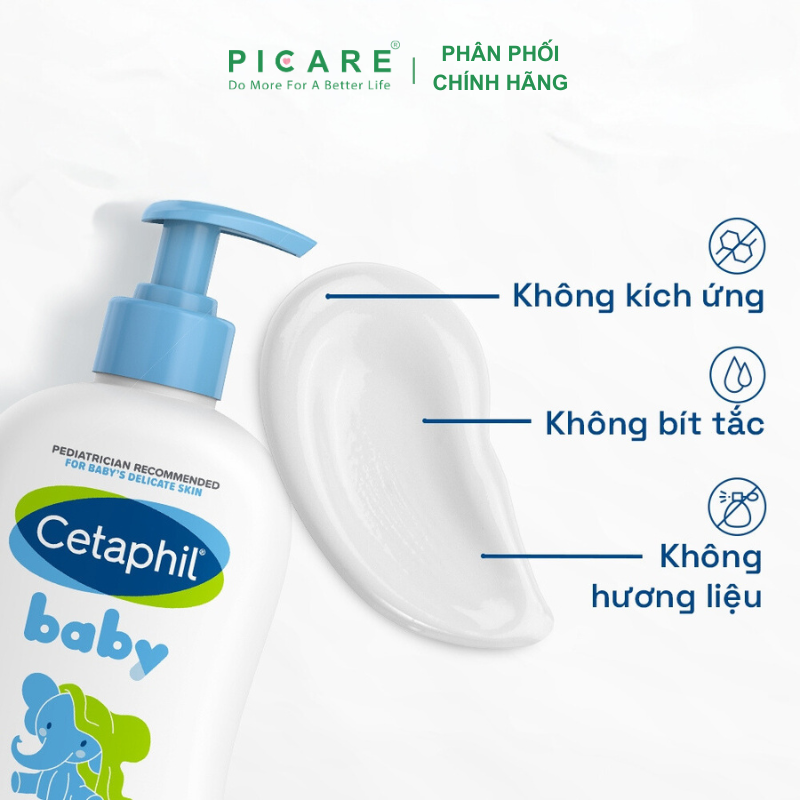 Sữa dưỡng ẩm hằng ngày cho da bé Cetaphil Baby Daily Lotion 400ml
