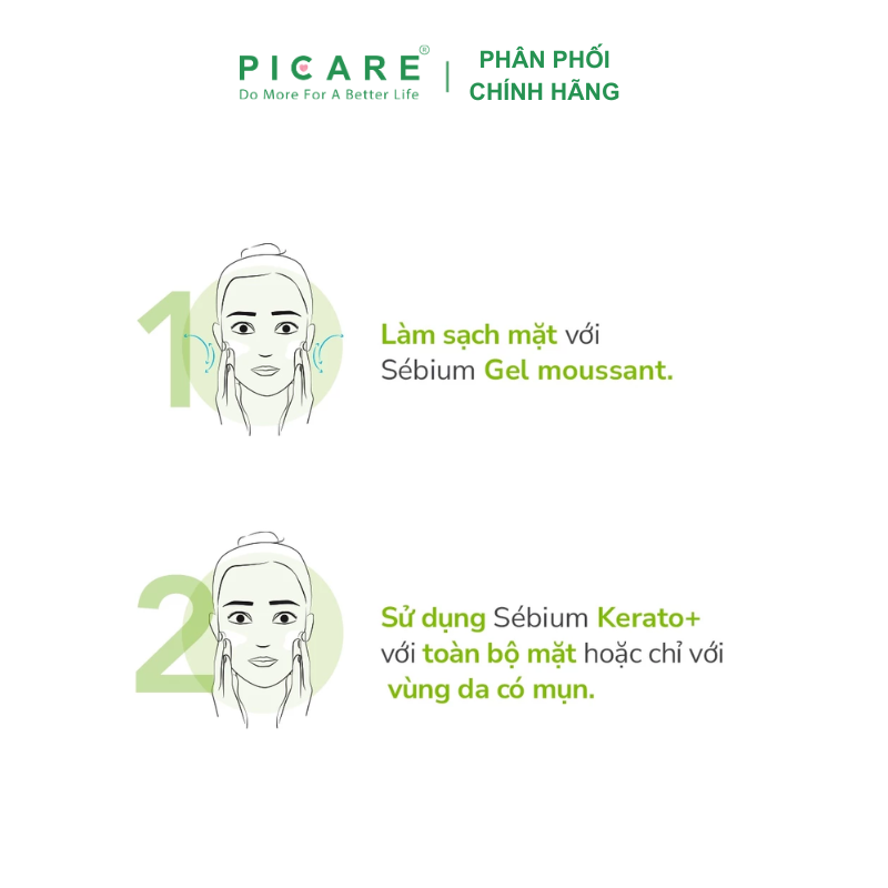 Kem dưỡng giảm mụn chuyên sâu Bioderma Sebium Kerato+ 30ml
